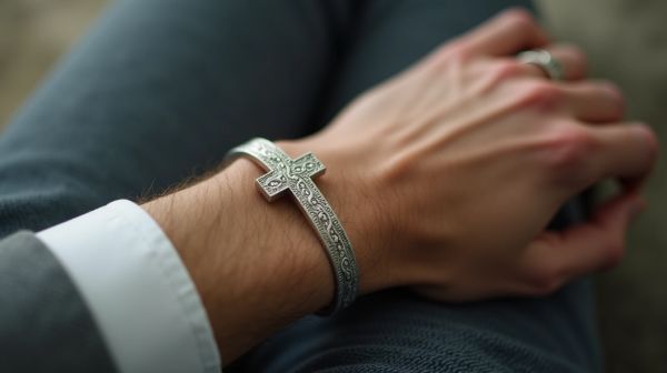 Le bracelet chrétien, un accessoire masculin qui dure